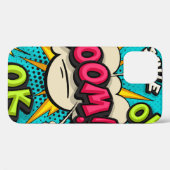 Boom pop-kunstwolkenbubbel. Lachen, wow, pow, cool Case-Mate iPhone Case (Achterkant (horizontaal))