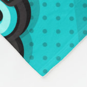 Boom pop-kunstwolkenbubbel. Lachen, wow, pow, cool Fleece Deken (Hoek)