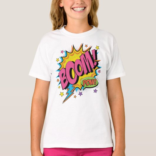 BOOM POW Comic Sweatshirt – Retro (Voorkant)