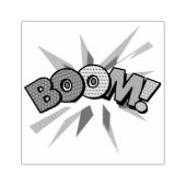 BOOM Pret Retro Stripboek Pop Art Rubberstempel (Afrduk)