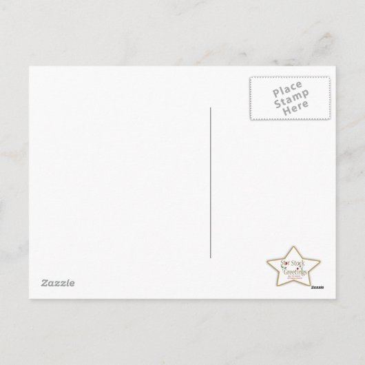 Boom Prettige Feestdagen Ansichtkaart (Achterkant)