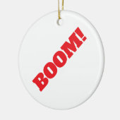 BOOM Professional elegant modern minimalist plain Keramisch Ornament (Links)