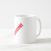 BOOM Professional elegant modern minimalist plain Koffiemok (Voorkant rechts)