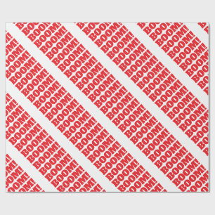 BOOM Professioneel elegante moderne minimalistisch Cadeaupapier