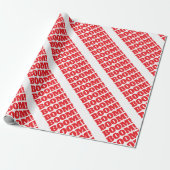 BOOM Professioneel elegante moderne minimalistisch Cadeaupapier (Uitgerold)