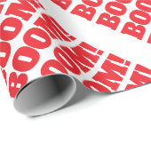 BOOM Professioneel elegante moderne minimalistisch Cadeaupapier (Rol Hoek)