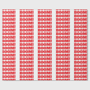 BOOM Professioneel elegante moderne minimalistisch Cadeaupapier