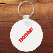 BOOM Professioneel elegante moderne minimalistisch Sleutelhanger (Voorkant)