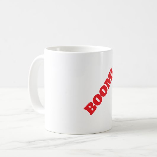 BOOM Professionele elegante moderne minimalistisch Koffiemok (Voorkant links)