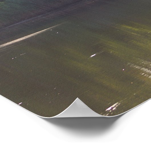 Boom reflecteert Poster waterschapsfoto's (Hoek)