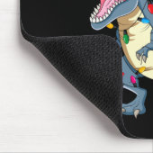 Boom rex dinosaurus kerst  muismat (Hoek)