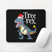 Boom rex dinosaurus kerst  muismat (Met muis)