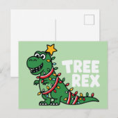 Boom Rex Feestdagenkaart (Voorkant / Achterkant)