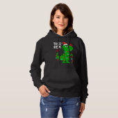 Boom Rex Funny Dinosaur Gift Cute Dino Kerstmis Hoodie (Voorkant volledig)