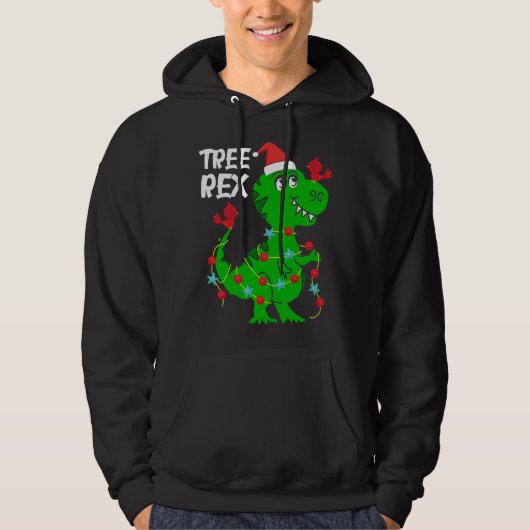 Boom Rex Funny Dinosaur Gift Cute Dino Kerstmis Hoodie (Voorkant)