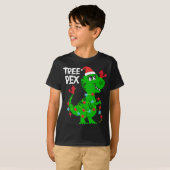 Boom Rex Funny Dinosaur Gift Cute Dino Kerstmis T-shirt (Voorkant volledig)