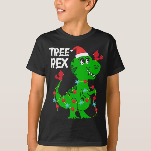Boom Rex Funny Dinosaur Gift Cute Dino Kerstmis T-shirt (Voorkant)