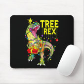Boom Rex! Grappige Kerstmis Paleontoloog  Muismat (Met muis)