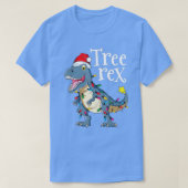 Boom Rex-kerstpyjama's Kinder TRex Dinosaur T-shirt (Design voorkant)