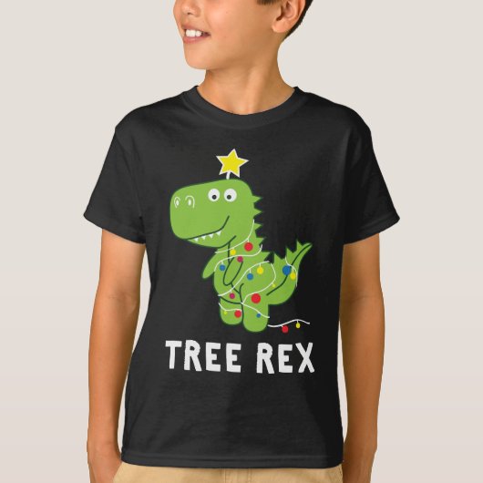 Boom Rex kerstt-shirt T-shirt (Voorkant)