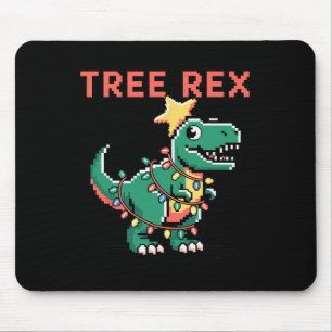 Boom Rex lelijke kersttrui Dinosaur Kerstmis Muismat
