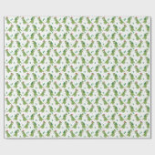 Boom Rex Novelty Dinosaur Kerstmis Cadeaupapier (Vlak)