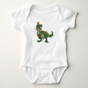 Boom Rex (T Rex Kerstmis Humor nosaur) Romper