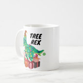 Boom Rex Xmas Funny Mug Cadeau Koffiemok (Voorkant links)