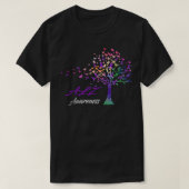 Boom Ribbons ALZ Awareness Support ALZ Warrior T-shirt (Design voorkant)