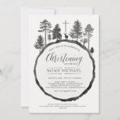 Boom Ring met Uitnodiging Der Christening (Voorkant)