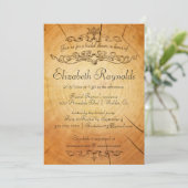  Boom Rings Bridal Shower Invitations Kaart (Staand voorkant)