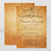  Boom Rings Bridal Shower Invitations Kaart (Voorkant / Achterkant)
