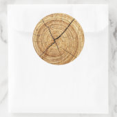 Boom Rings Closeup Ronde Sticker (Tas)