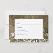 Boom Rings Shabby Lace Rsvp met enveloppen (Achterkant)