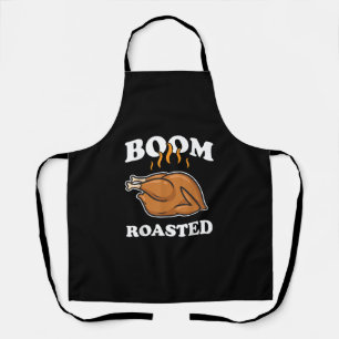 Boom Roasted Happy Thanksgiving Funny Turkey Gift Schort