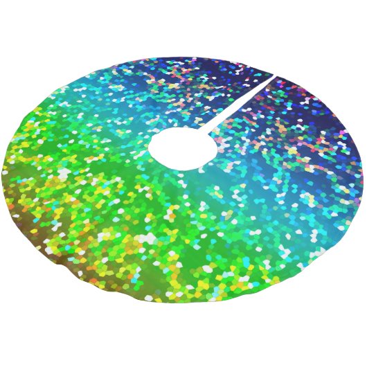 Boom rok Glitter Graphic Kerstboom Rok (Gekanteld)