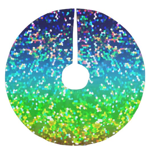 Boom rok Glitter Graphic Kerstboom Rok (Voorkant)