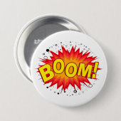 Boom! Ronde Button 7,6 Cm (Voorkant /achterkant)