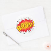 Boom! Ronde Sticker (Envelop)
