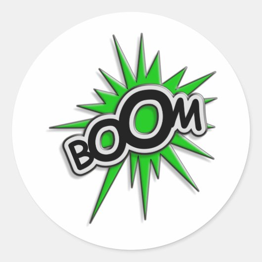 Boom Ronde Sticker (Voorkant)