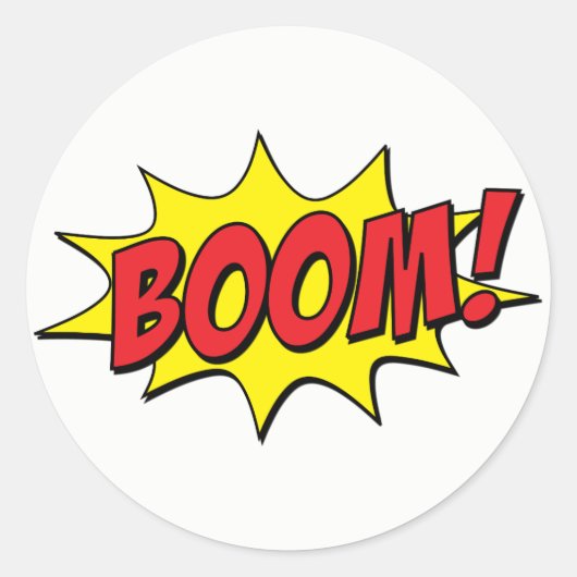 Boom Ronde Sticker (Voorkant)
