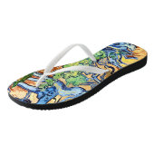 Boom Roots (1890) Van Gogh botanical art unisex Teenslippers (Schuin)