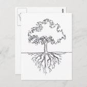 Boom Roots Briefkaart (Voorkant / Achterkant)