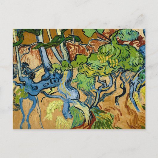 Boom Roots van Vincent van Gogh (juli 1890) Briefkaart (Voorkant)
