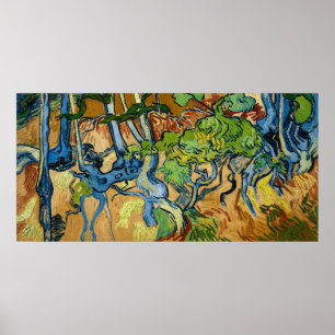 Boom Roots van Vincent van Gogh (juli 1890) Poster
