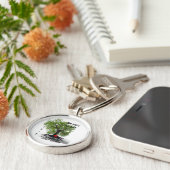 Boom Roots werken diepgaand voor familieSleutelhan Sleutelhanger (Zijkant)