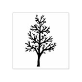 Boom rubberstempel, bloemenrubberstempel, bladeren rubberstempel (Afrduk)