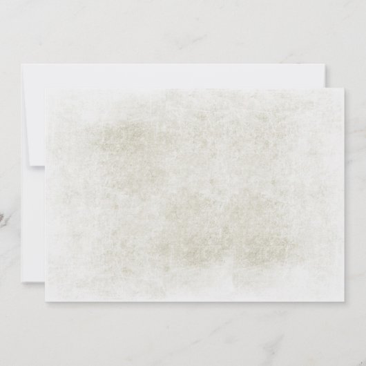 Boom Rustic Wedding Invitations Kaart (Achterkant)