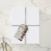 Boom rustieke bruiloft dank u cadeaulabel (Met Touw)