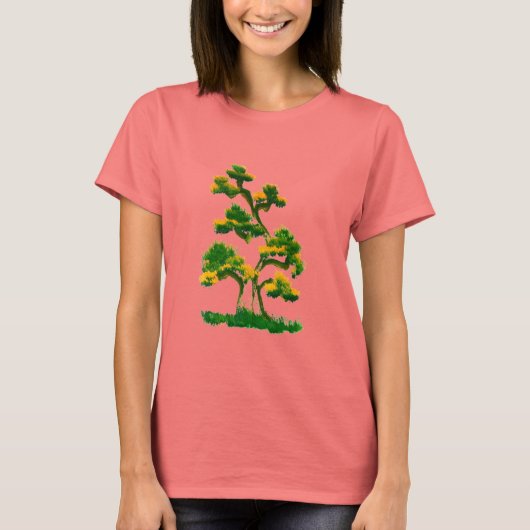 Boom schilderen op olifant t-shirt (Voorkant)